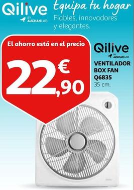 Oferta de Qilive - Ventilador Box Fan Q6835 por 22,9€ en Alcampo