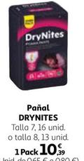 Oferta de DryNites - Pañal por 10,39€ en Alcampo