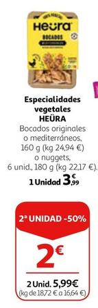 Oferta de Heüra - Especialidades Vegetales  por 3,99€ en Alcampo
