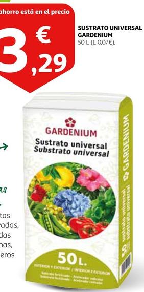 Oferta de  Gardenium - Sustrato Universal por 3,29€ en Alcampo