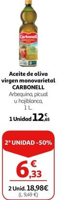 Oferta de Carbonell - Aceite De Oliva Virgen Monovarietal por 12,65€ en Alcampo