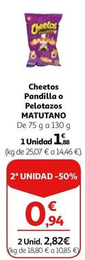 Oferta de Cheetos - Pandilla o Pelotazos por 1,88€ en Alcampo
