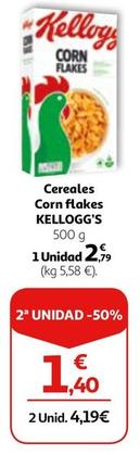 Oferta de Kellogg's - Cereales Corn Flakes por 2,79€ en Alcampo