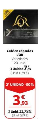 Oferta de L'or - Cafe En Capsulas por 7,85€ en Alcampo