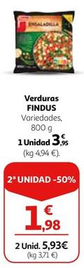 Oferta de Findus - Verduras por 3,95€ en Alcampo