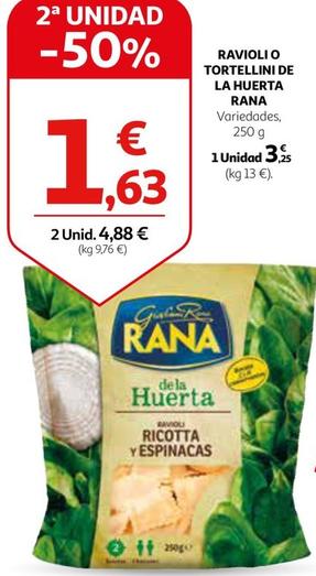 Oferta de Rana - Ravioli O Tortellini De La Huerta por 3,25€ en Alcampo