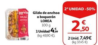 Oferta de Lorea - Gilda De Anchoa O Boquerón  por 4,99€ en Alcampo