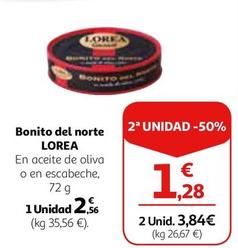 Oferta de Lorea - Bonito Del Norte por 2,56€ en Alcampo