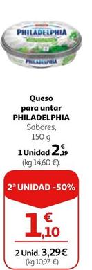 Oferta de Philadelphia - Queso Para Untar por 2,19€ en Alcampo