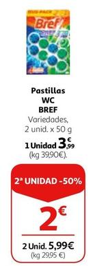 Oferta de Bref - Pastillas WC por 3,99€ en Alcampo
