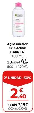 Oferta de Garnier - Agua Micelar Skin Active por 4,79€ en Alcampo