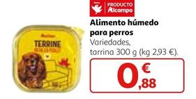 Oferta de Alimento húmedo para perros por 0,88€ en Alcampo