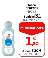 Oferta de Denenes - Jabón por 3,59€ en Alcampo