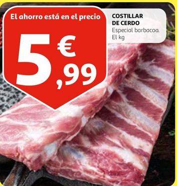 Oferta de Costillar De Cerdo por 5,99€ en Alcampo