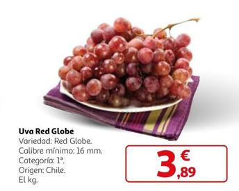 Oferta de Uva Red Globe por 3,89€ en Alcampo