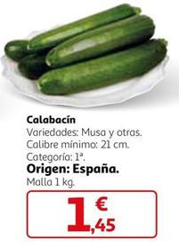 Oferta de Calabacín por 1,45€ en Alcampo