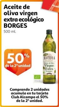 Oferta de Borges - Aceite De Oliva Virgen Extra Ecológico en Alcampo