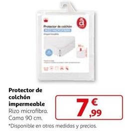 Oferta de Actuel - Protector De Colchón Impermeable por 7,99€ en Alcampo