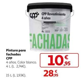 Oferta de CPP - Pintura para fachadas  por 10,95€ en Alcampo