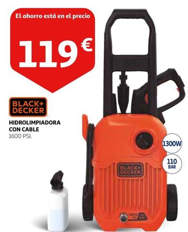 Oferta de Black & Decker - Hidrolimpiadora Con Cable por 119€ en Alcampo