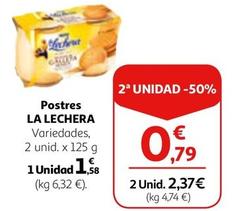 Oferta de La Lechera - Postres por 1,58€ en Alcampo