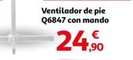 Oferta de Ventilador De Pie Q6847 Con Mando por 24,9€ en Alcampo