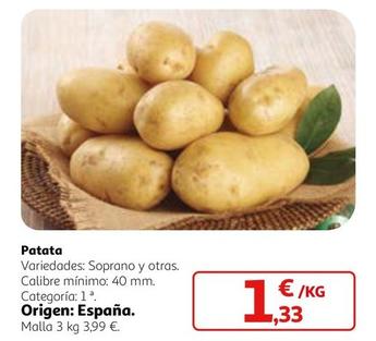 Oferta de Patata por 1,33€ en Alcampo