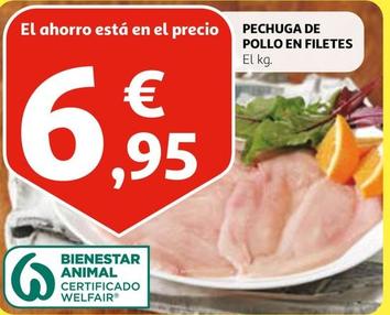 Oferta de Pechuga De Pollo En Filetes por 6,95€ en Alcampo