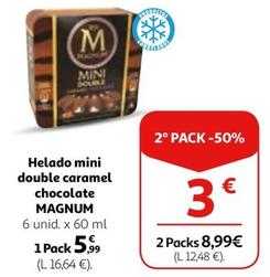 Oferta de Magnum - Helado Mini Double Caramel Chocolate por 5,99€ en Alcampo