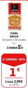 Oferta de Gallo - Caldo por 1,99€ en Alcampo