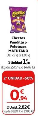 Oferta de Matutano - Cheetos Cheetos Pandilla O Pelotazos por 1,88€ en Alcampo