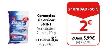 Oferta de Smint - Caramelos Sin Azucar por 3,99€ en Alcampo