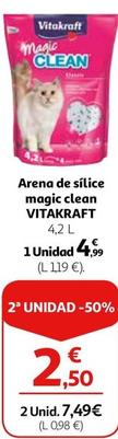 Oferta de Vitakraft - Arena De Sílice Magic Clean por 4,99€ en Alcampo