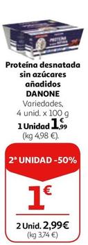 Oferta de Danone - Proteína Desnatada Sin Azúcares Añadidos por 1,99€ en Alcampo