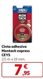 Oferta de Ceys - Cinta Adhesiva Montack Express por 7,95€ en Alcampo