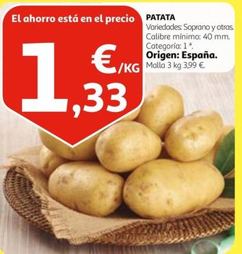 Oferta de Patata por 1,33€ en Alcampo