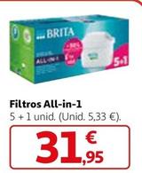 Oferta de Brita - Filtros All-in-1 por 31,95€ en Alcampo
