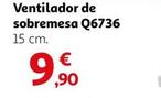 Oferta de Ventilador De Sobremesa Q6736 por 9,9€ en Alcampo