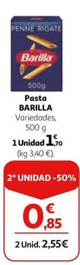 Oferta de Barilla - Pasta por 1,7€ en Alcampo