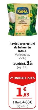 Oferta de Rana - Ravioli O Tortellini De La Huerta por 3,25€ en Alcampo