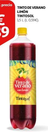 Oferta de Tintosol -TINTO DE VERANO Limon  por 0,89€ en Alcampo