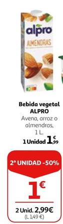 Oferta de Alpro - Bebida Vegetal por 1,99€ en Alcampo