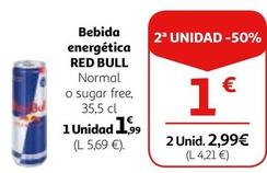 Oferta de Red Bull - Bebida Energetica por 1,99€ en Alcampo