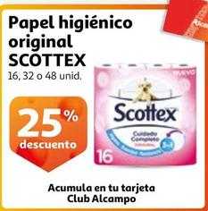 Oferta de Scottex - Papel Higiénico Original en Alcampo
