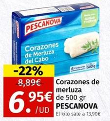 Oferta de Merluza congelada por 6,95€ en Maskom Supermercados