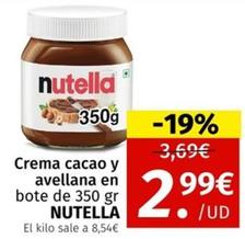 Oferta de Crema de cacao por 2,99€ en Maskom Supermercados