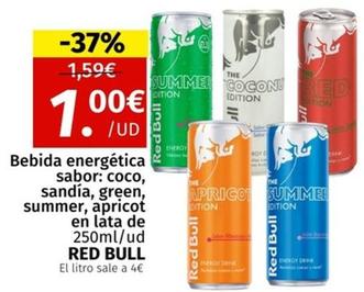 Oferta de Bebida energética por 1€ en Maskom Supermercados
