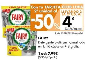 Oferta de Detergente en cápsulas por 7,99€ en Supermercados Lupa