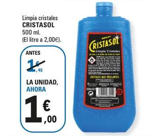 Oferta de Cristasol - Limpia Cristales por 1€ en E.Leclerc