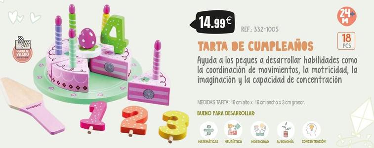 Oferta de Tartas por 14,99€ en Juguetilandia